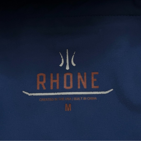 Rhone Running Shorts Mens Size M Unlined Athletic Gym Stretch Navy Blue - Picture 4 of 5